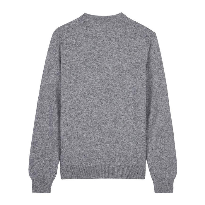 Comme des Garcons Unisex Double Heart Patch Cardigan AX N071 051 GREY
