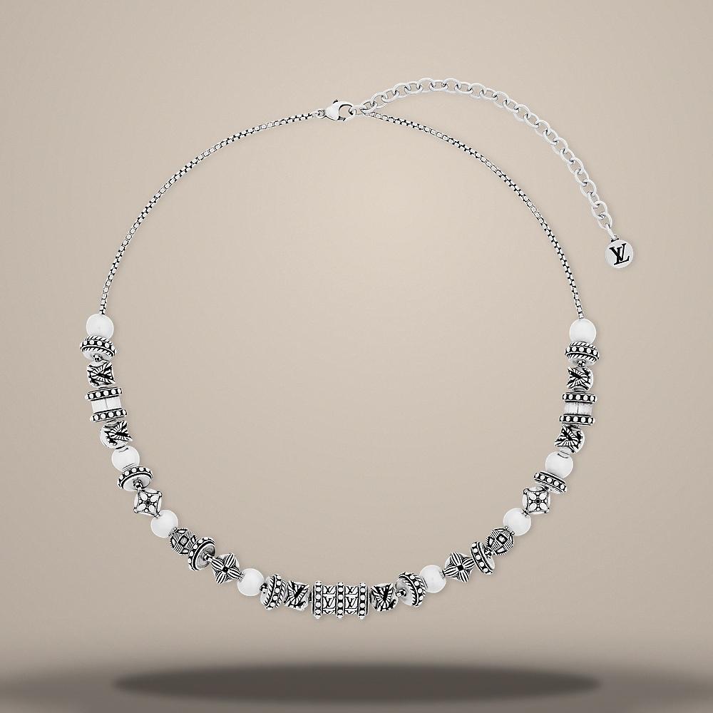 Louis Vuitton LV Whisper Beads Necklace 56cm M03619