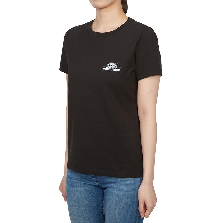 KENZO Happy Tiger Graphic Women’s Short Sleeve T-Shirt FF52TS1694SO 99J