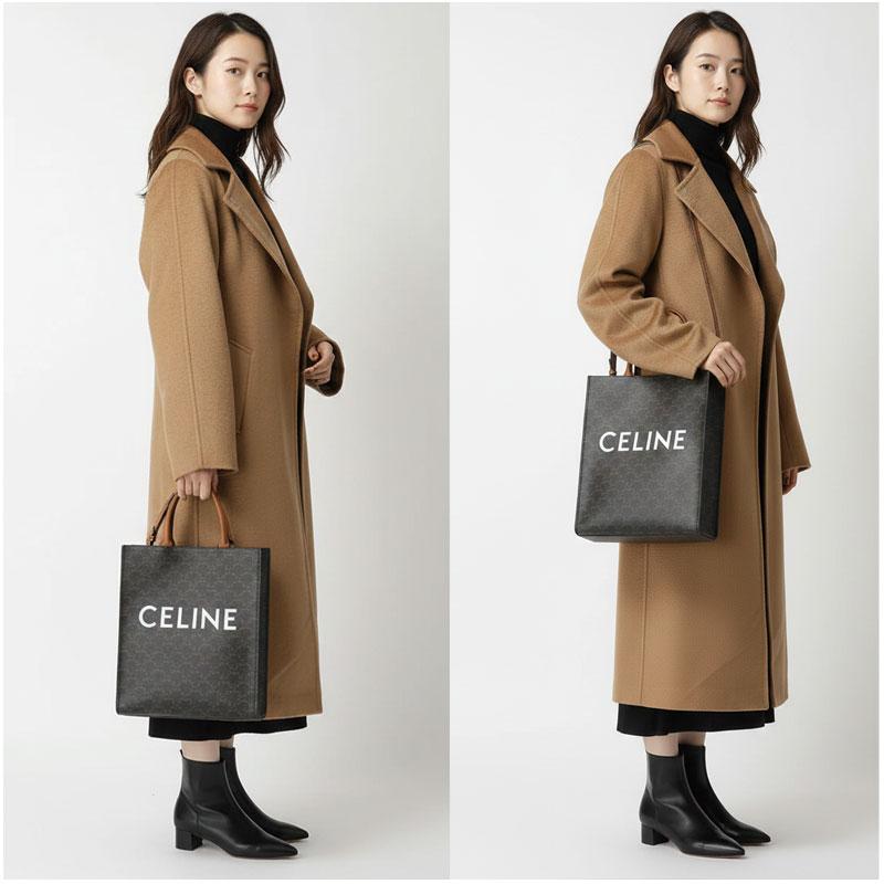 CELINE Triomphe Small Vertical Cabas Crossbody Bag