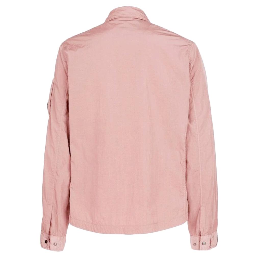 CP Company Pink Lens Badge Shirt Jacket Men’s 18CMOS095A 005904G 520
