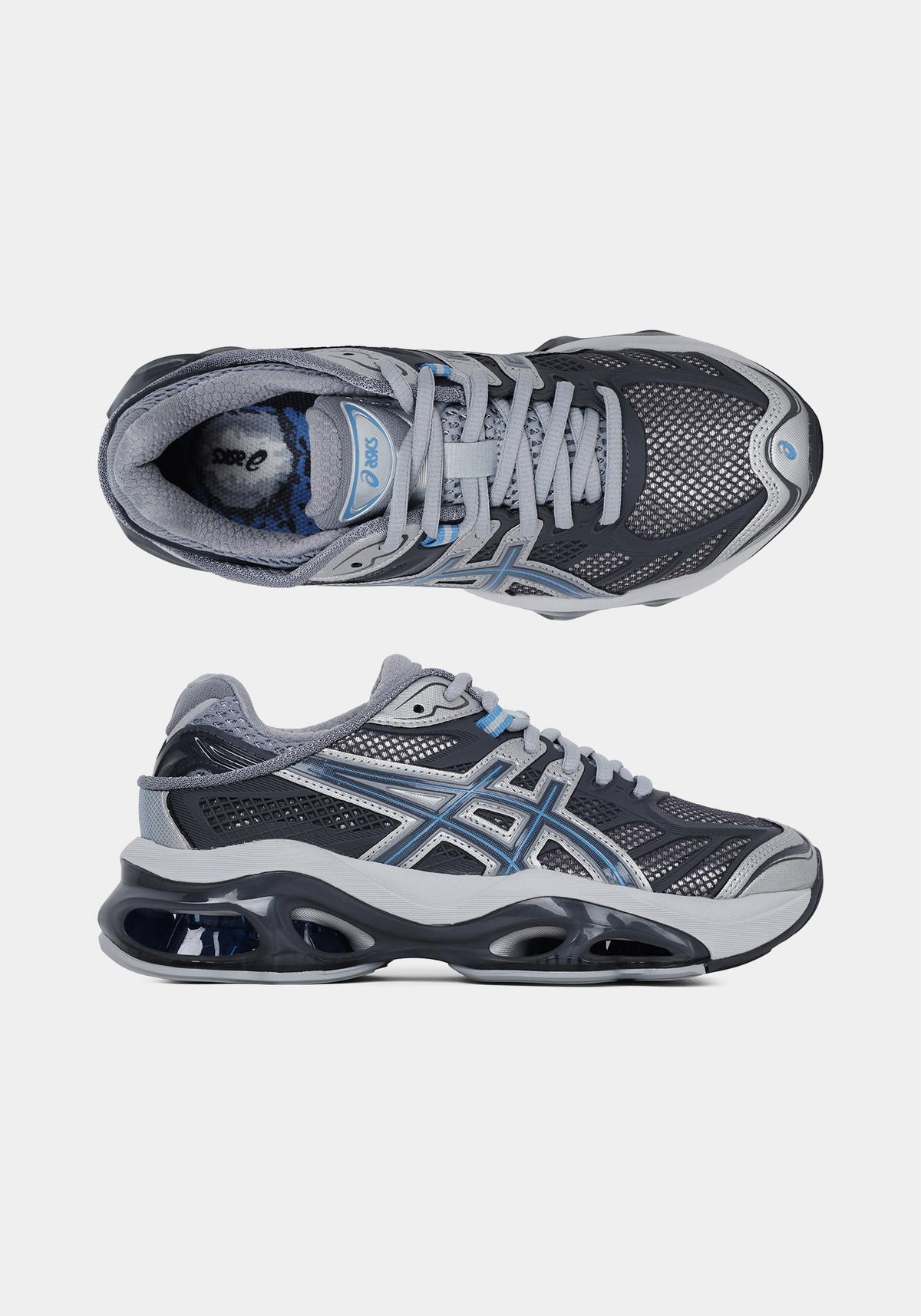 Asics Pure Silver Blue Coast GEL-Kynetic 20 Low-Top Sneakers 1203A678 022