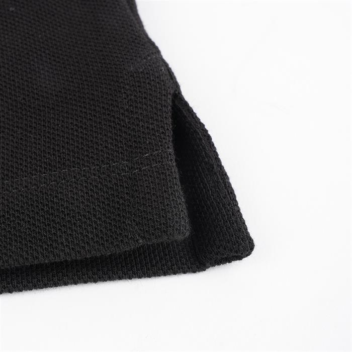 Moncler Cotton Piqué Polo Shirt Black Men’s