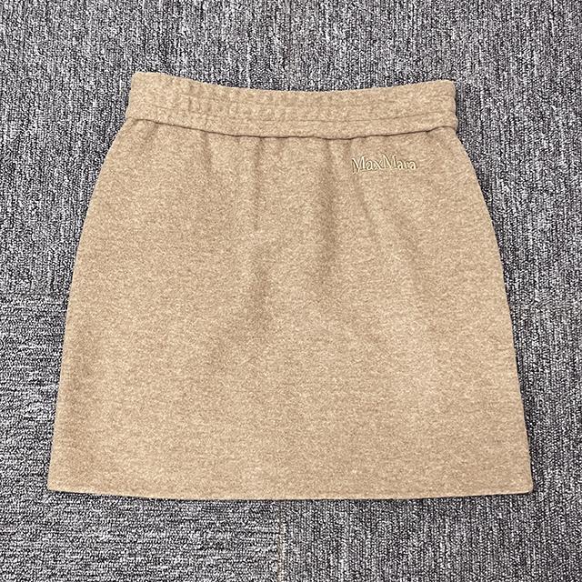 Max Mara ONAGRO Wool Cashmere Mini Skirt 24217760 0 002