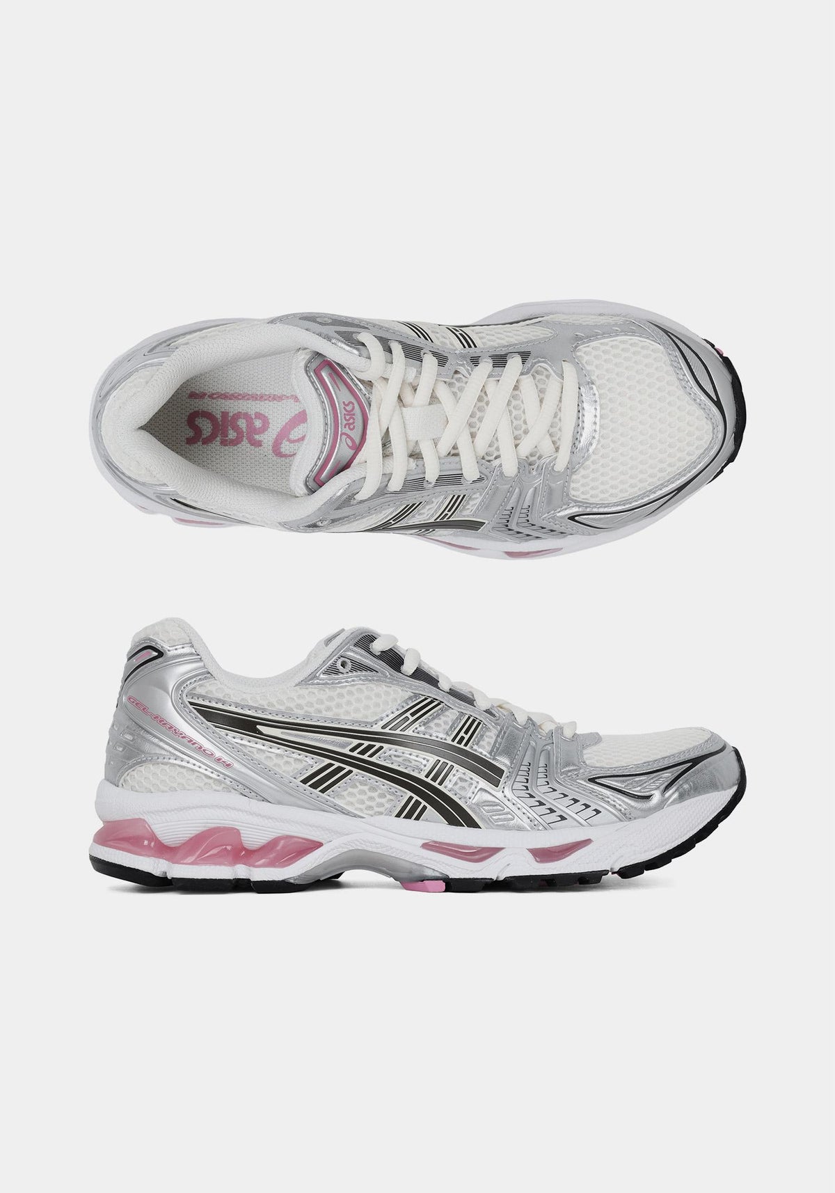 Asics Cream Sweet Pink GEL-Kayano 14 Low-Top Sneakers