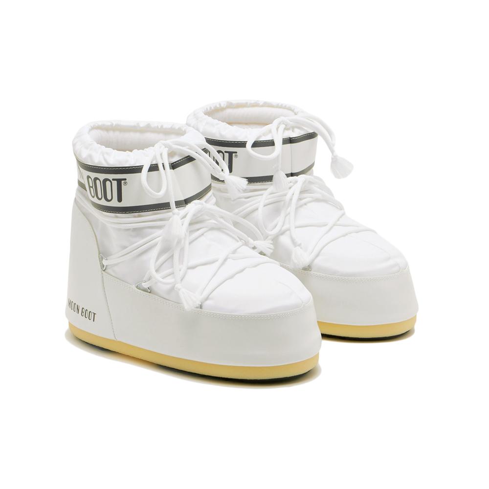 MOON BOOT Women’s Icon Low Nylon Ankle Boots White 80D1409340 A009