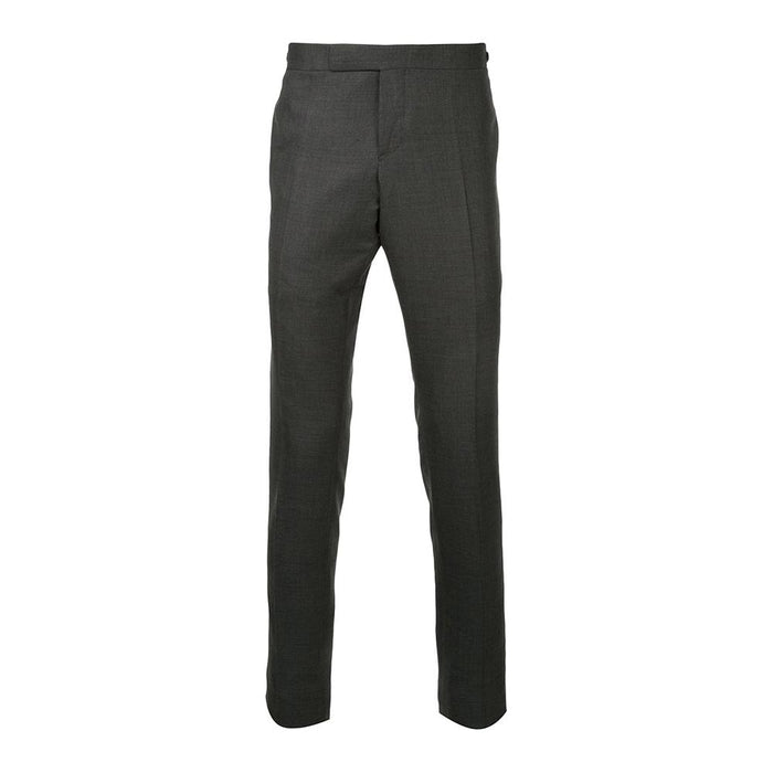 THOM BROWNE Super 120s Twill Low Rise Pants Dark Gray Classic Pants
