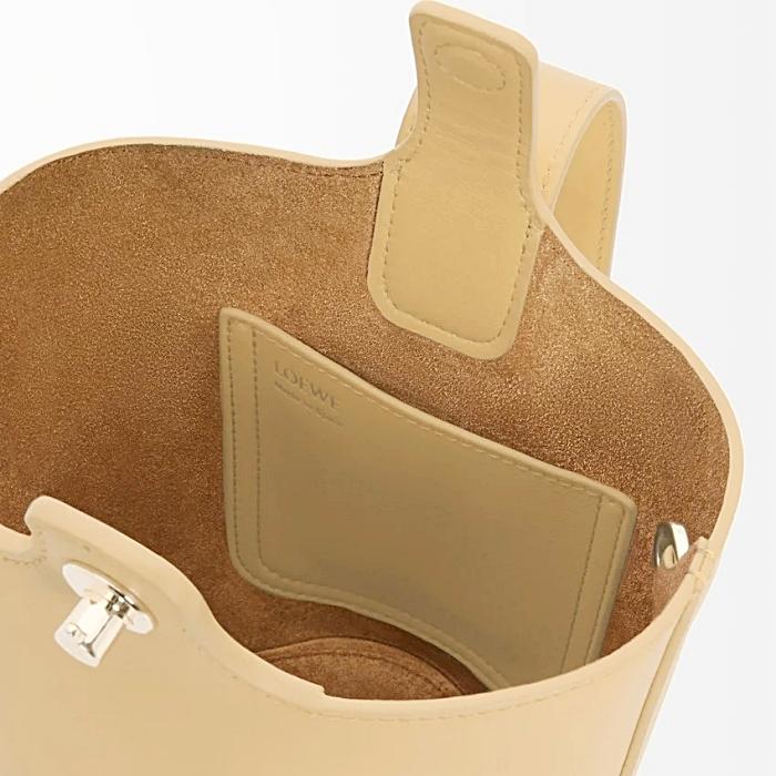 LOEWE Smooth Calfskin Pebble Mini Bucket Bag Shoulder Bag AANBBBMX01 8752