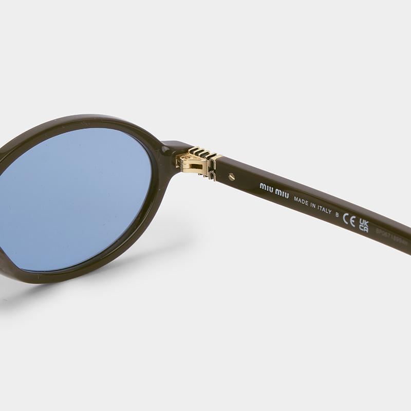 Miu Miu Regard Sunglasses Indigo Blue Unisex 04ZS 22C60O 50