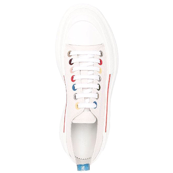 Alexander Mcqueen Multicolor Eyelet Tread Slick Low-Top Sneakers