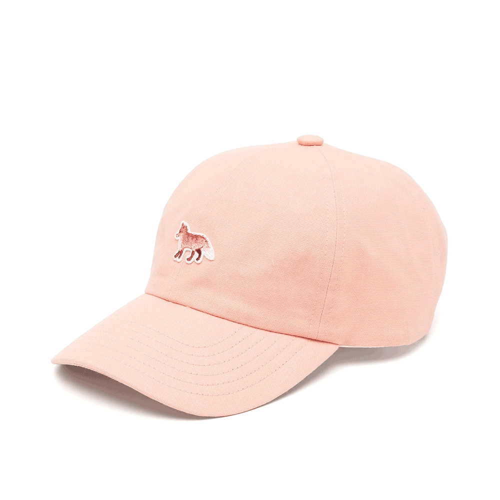 Maison Kitsune Baby Fox Logo Cotton Baseball Cap Unisex OW06108 WB0026