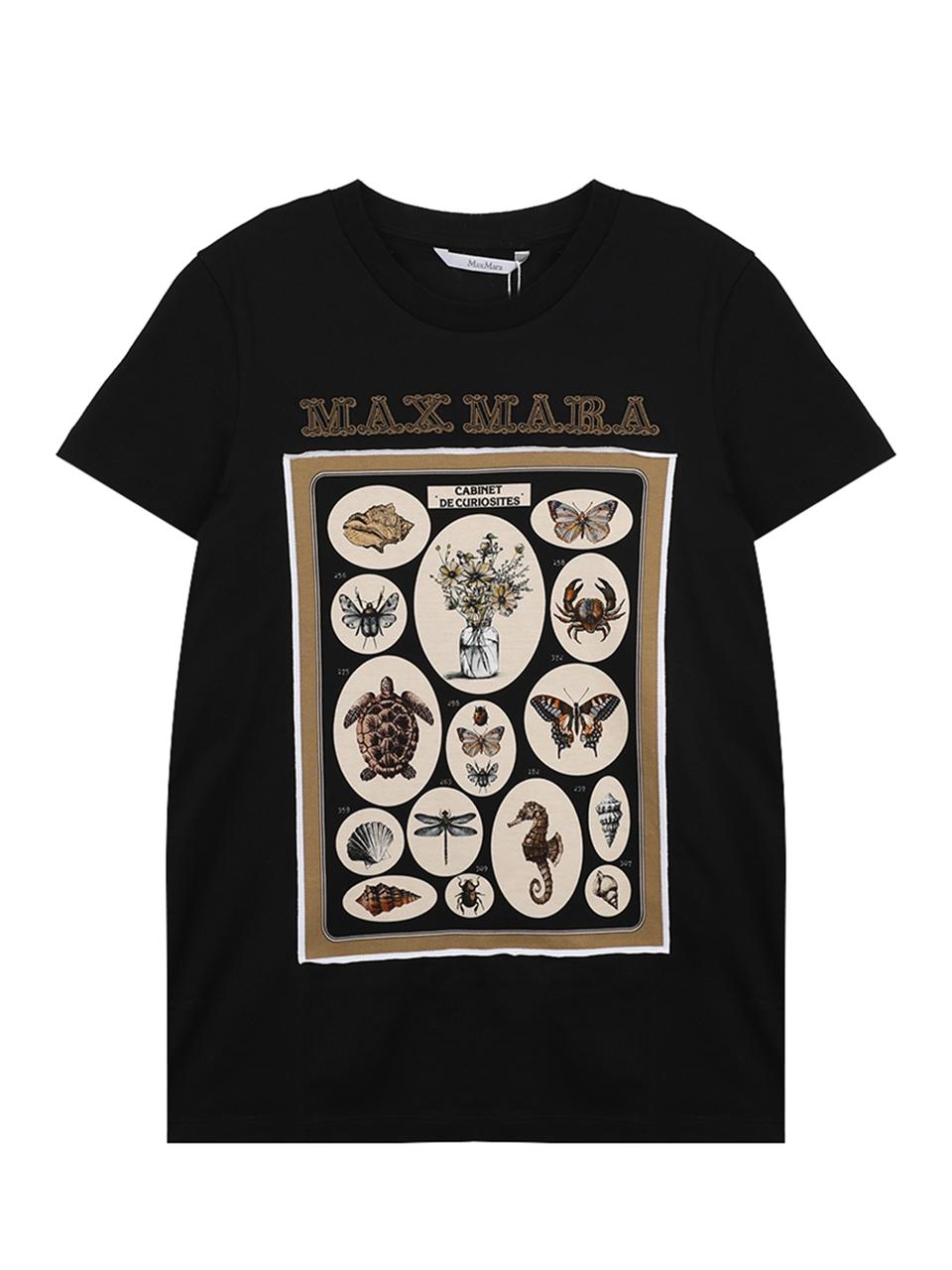 Max Mara Studio Spadino Cotton Short Sleeve T-Shirt MXMSPADINO 018