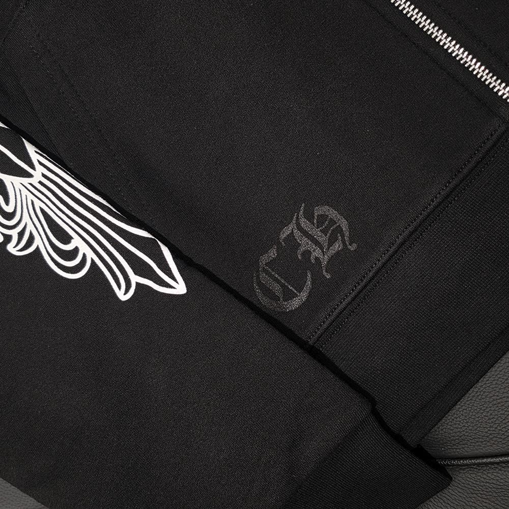 Chrome Hearts Horseshoe Heavyweight Zip Hoodie Black