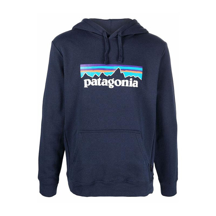 patagonia Logo Hoodie Navy Men’s Pullover Hooded Sweatshirt