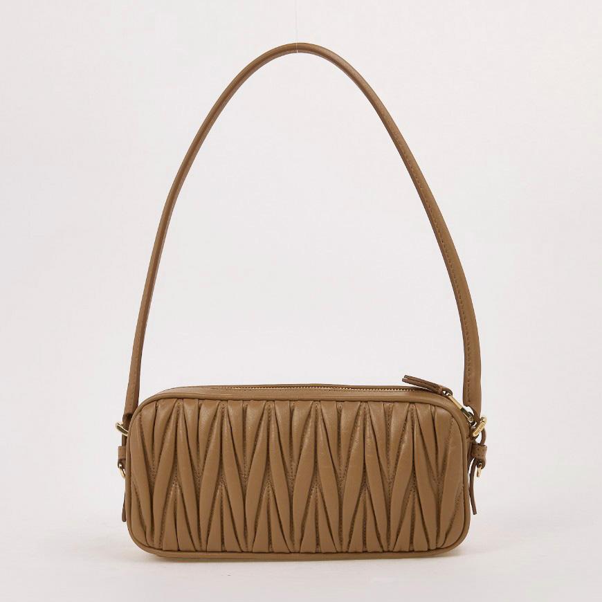 Miu Miu Matelassé Leather Pouch Shoulder Bag for Women 5NE024 AFPP F098L 1