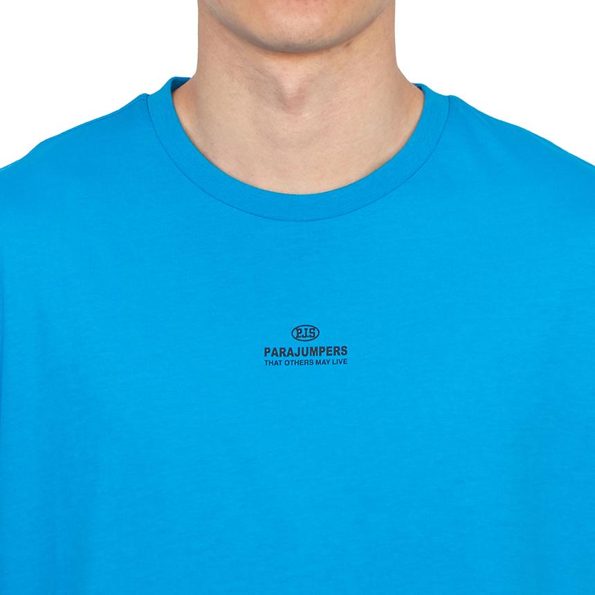 Parajumpers Clint Men’s Short Sleeve T-Shirt Blue Jewel