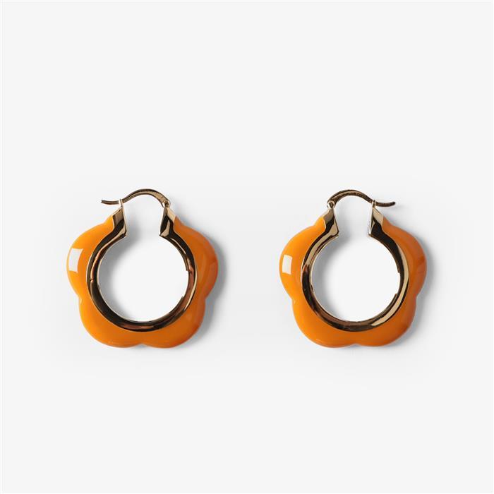 A.P.C. Rose Enamel Earrings