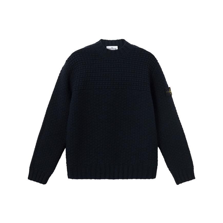 STONE ISLAND Men’s Pure Wool Mock Neck Knit Sweater K2S155100054 S00L9 V0020