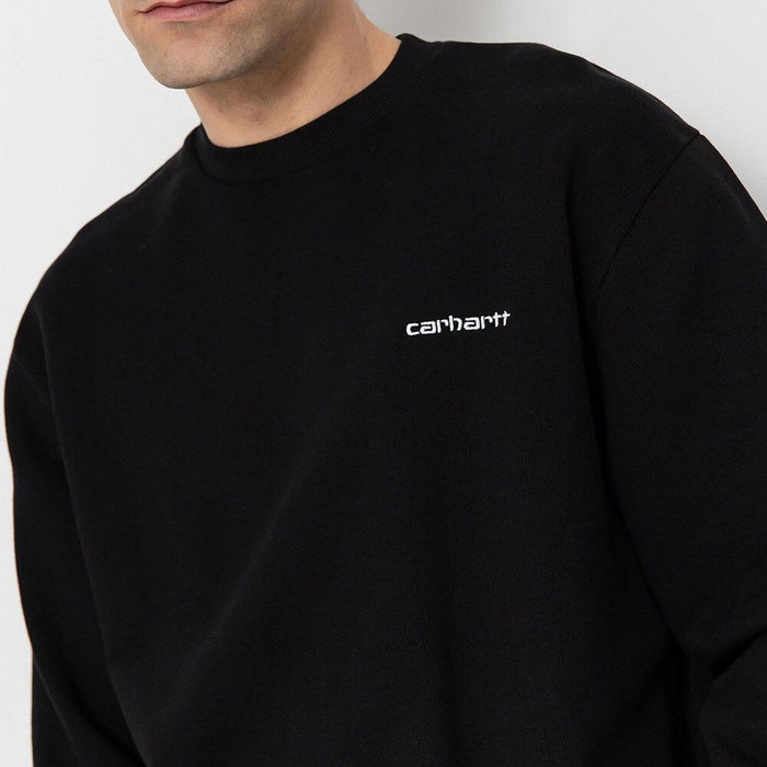 CARHARTT WIP Script Logo Fleece Sweatshirt Men’s I034496 0D2XX
