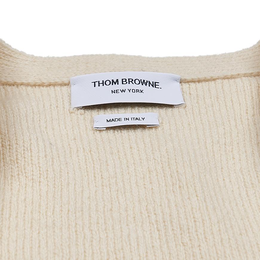 THOM BROWNE 4-Bar Stripe Wool Mohair Men's Cardigan MKC455A Y1032 100