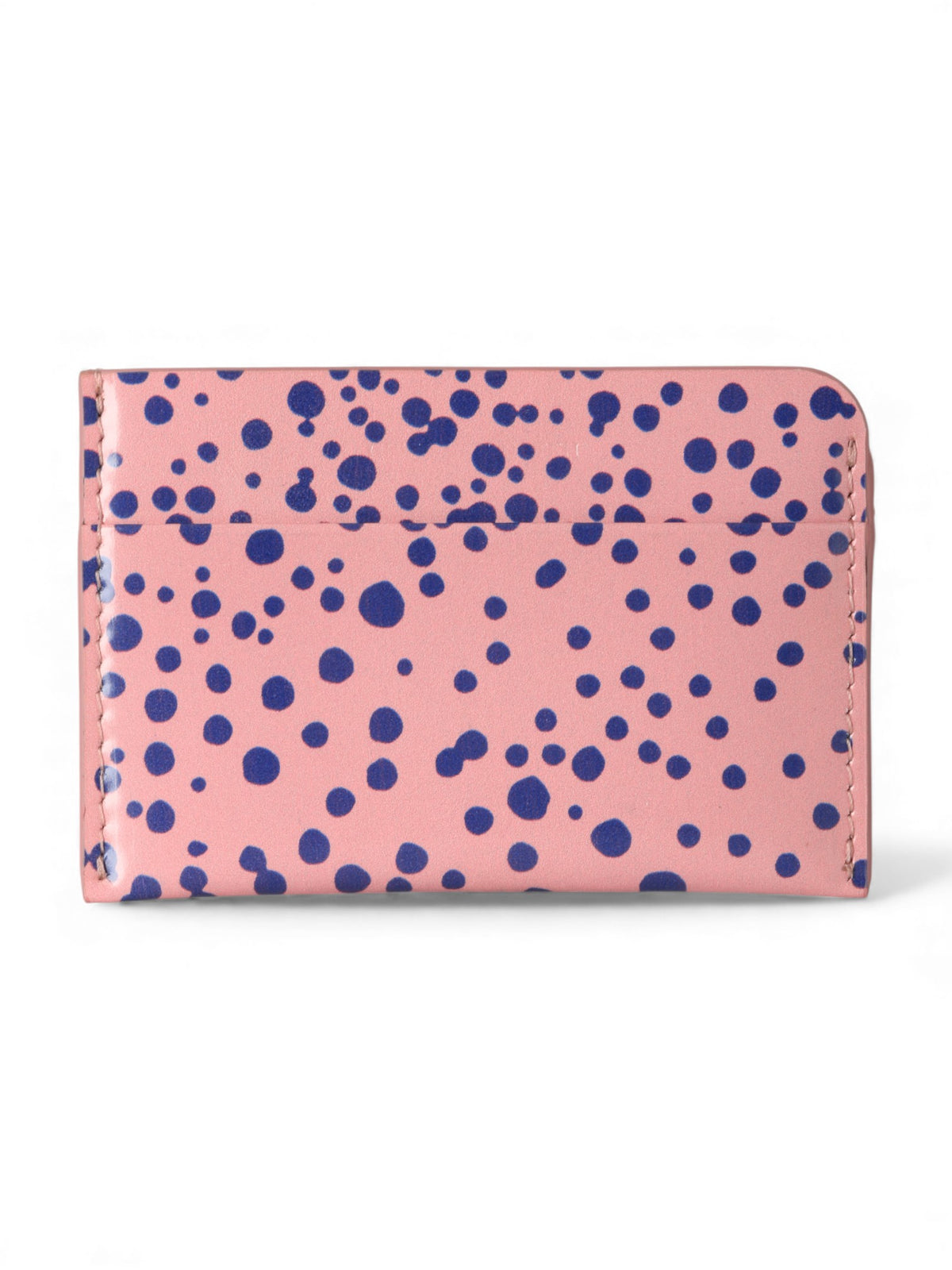 Dries Van Noten Printed Leather Card Case Rose Unisex 242 012108 558 303