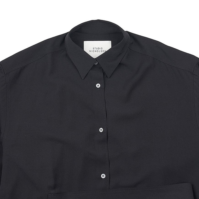 STUDIO NICHOLSON Women’s Black Belted Shirt CONDELL