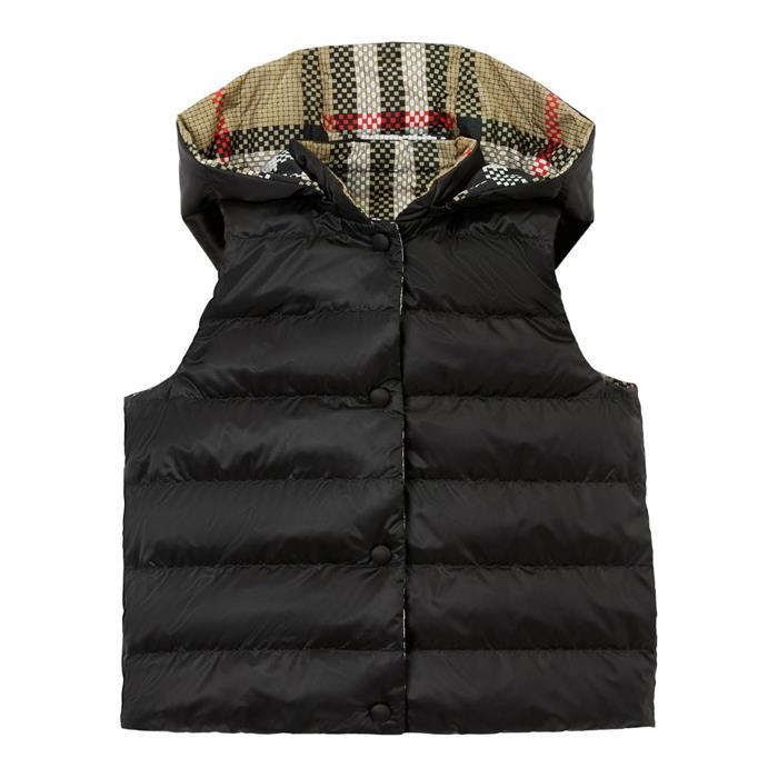 BURBERRY Reversible Check Knit Vest Women’s
