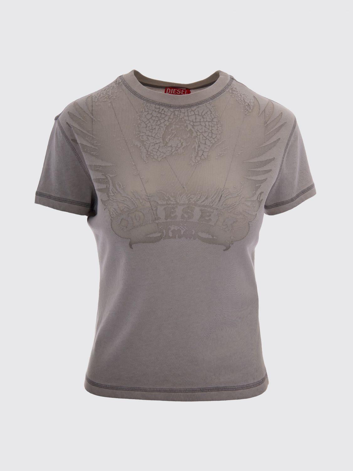 DIESEL Short Sleeve T-Shirt White Cotton Women’s