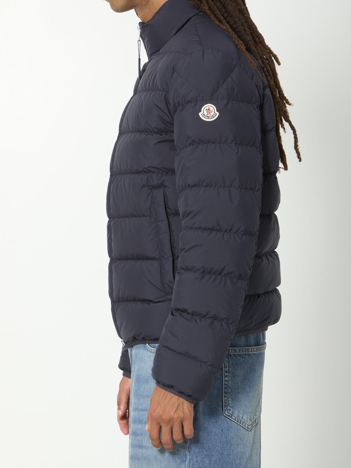 Moncler Navy Down Puffer Jacket for Men