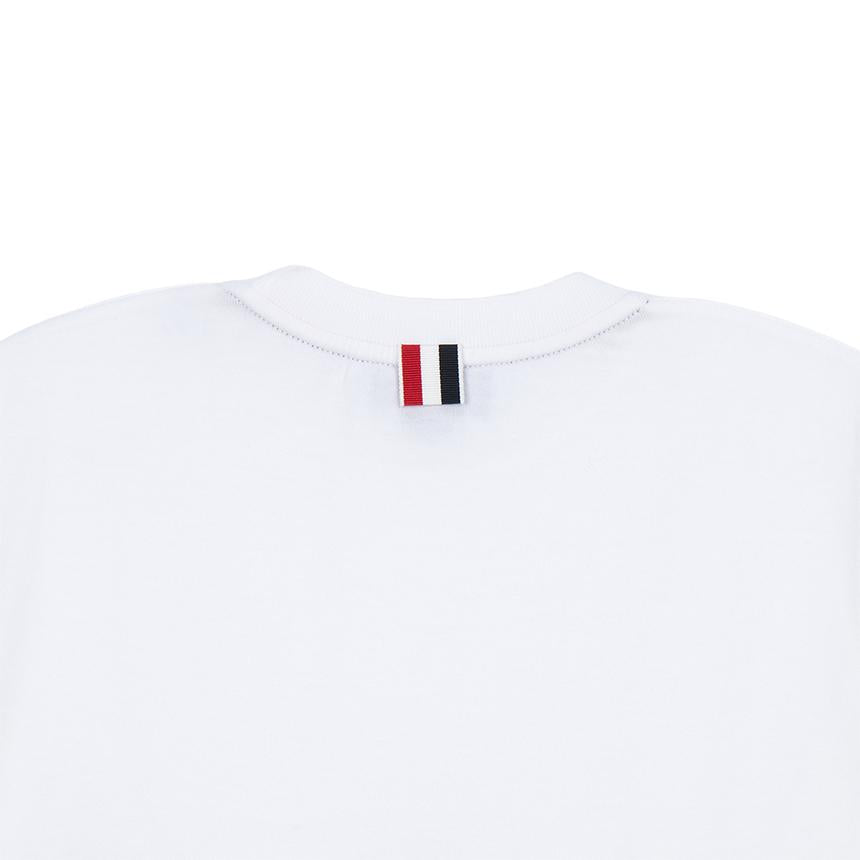 THOM BROWNE Women’s Long Sleeve T-Shirt White Cotton