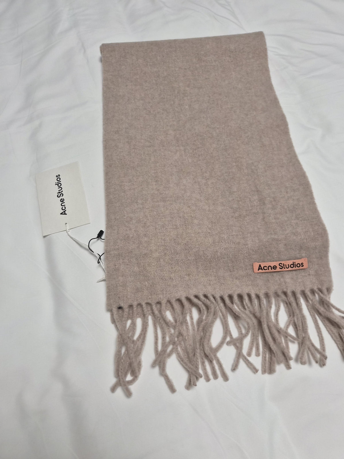 Acne Studios Wool Fringe Scarf / Muffler