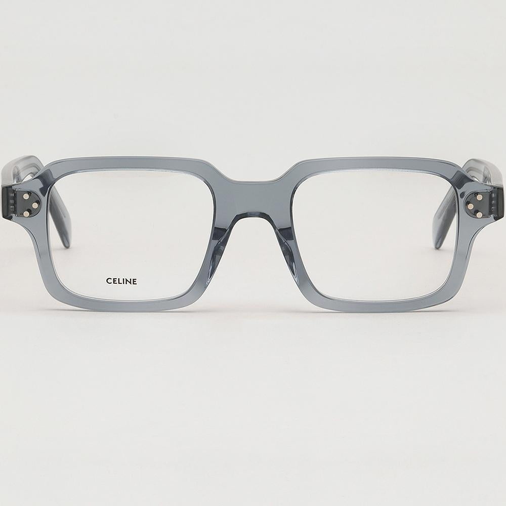 CELINE Rectangular Translucent Acetate Unisex Eyeglass Frames CL50144U 020