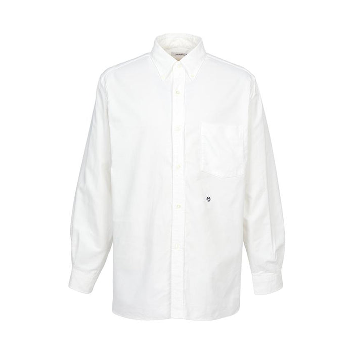 nanamica White Long Sleeve Shirt for Men