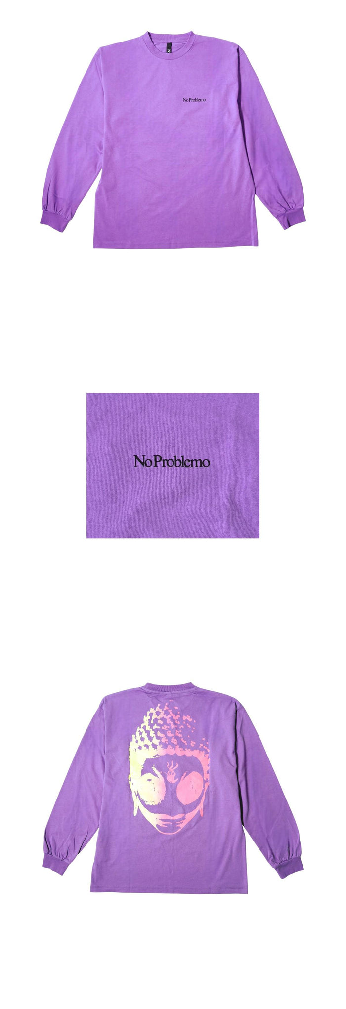 NO PROBLEMO SIDD Heavy Long Sleeve T-Shirt LIL Purple Unisex
