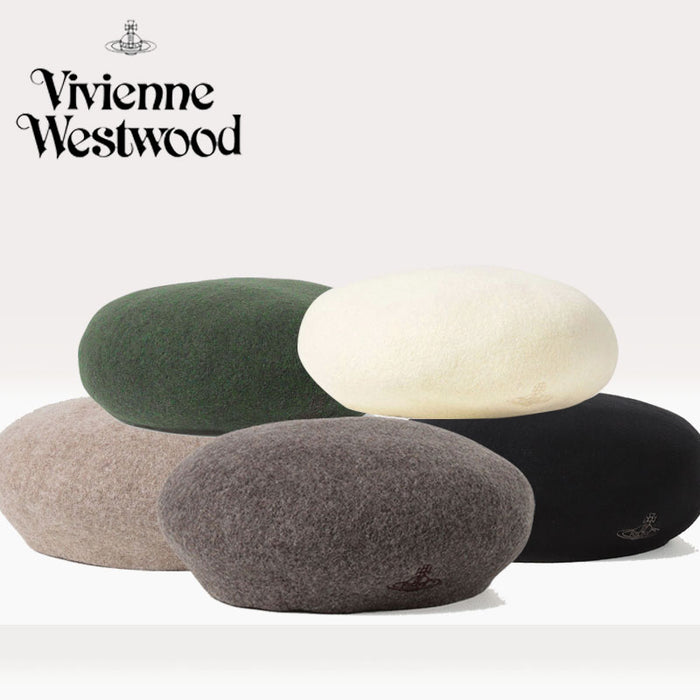 Vivienne Westwood Wool Beret Hat