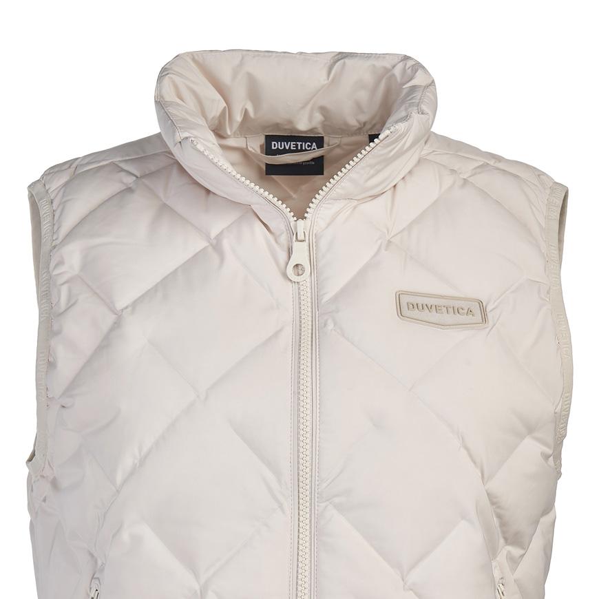 Duvetica FW24 Women’s Zeka Logo Puffer Vest VDDV30145K0001 IVS