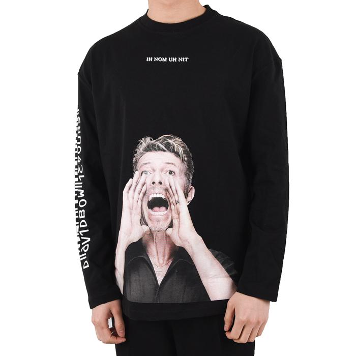 IH NOM UH NIT Bowie Graphic T-Shirt Black