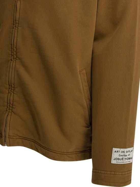 GALLERY DEPT. Logo Print Hoodie Sweatshirt for Women MJ50050 WASHED TAN DOM
