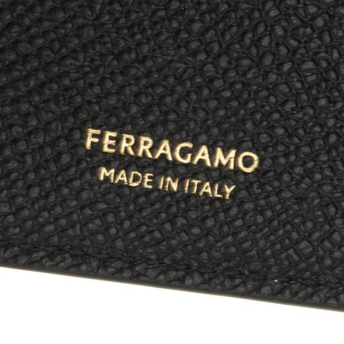 Ferragamo Gancini Leather Passport Wallet 66 1563 0779717