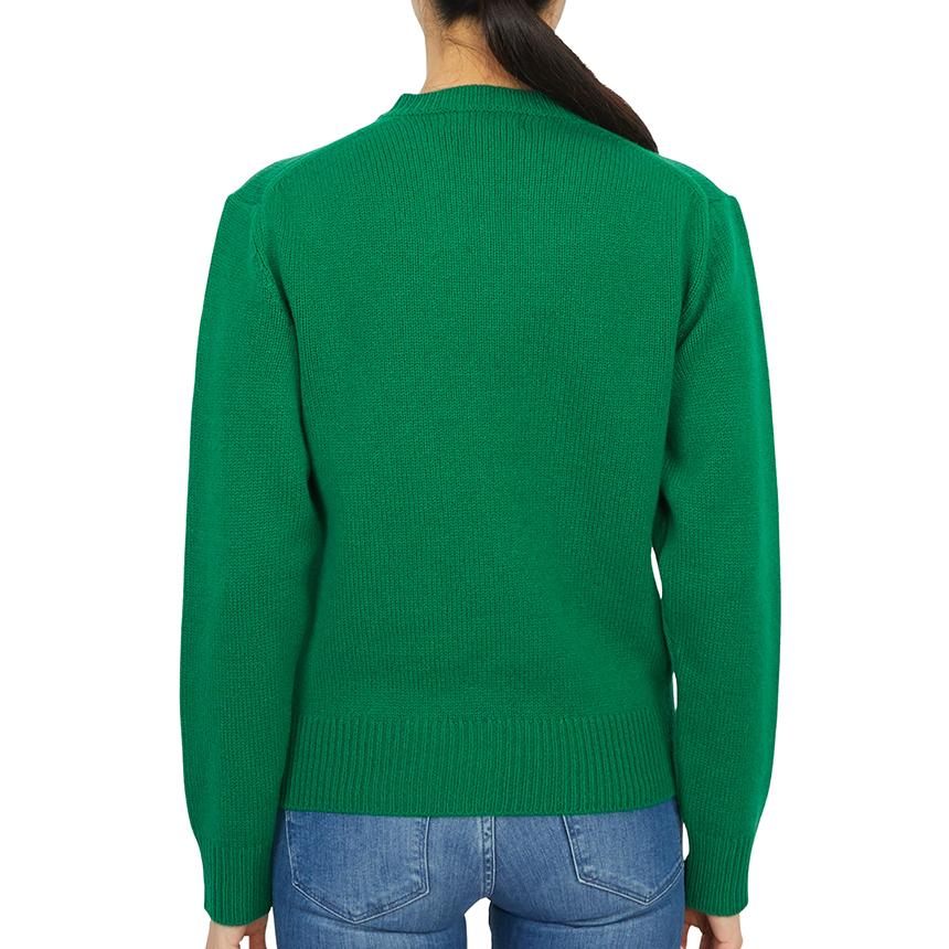 SPORTY&RICH Verde Wool Crewneck Sweater for Women