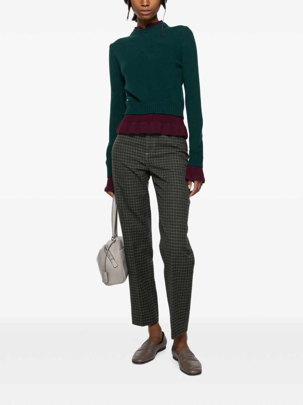 Acne Studios Wool Round Neck Knit Sweater for Women