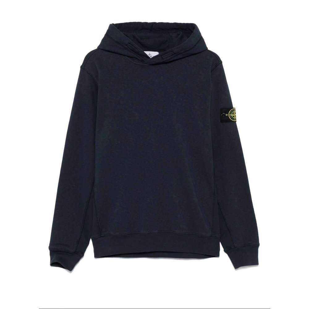 STONE ISLAND Navy Wappen Patch Hoodie Pullover Sweatshirt S156100037 S0060 V0020