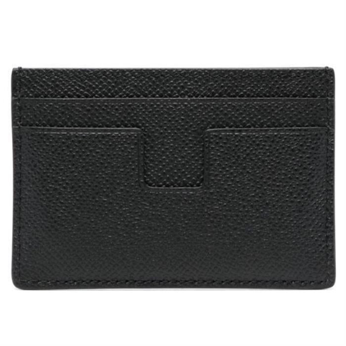 TOM FORD Logo Leather Card Holder Wallet for Men YM232LCL081G