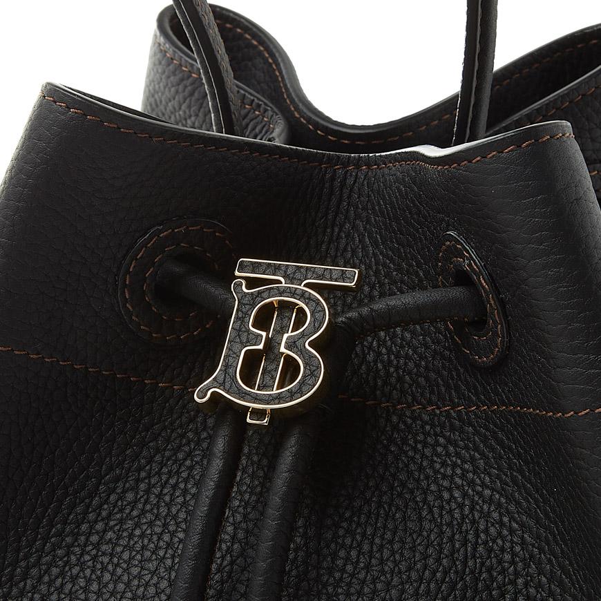 BURBERRY Small Grainy Leather TB Buc 8055691 LL SM DRAWSTRING BUCKET LGL A1189 1