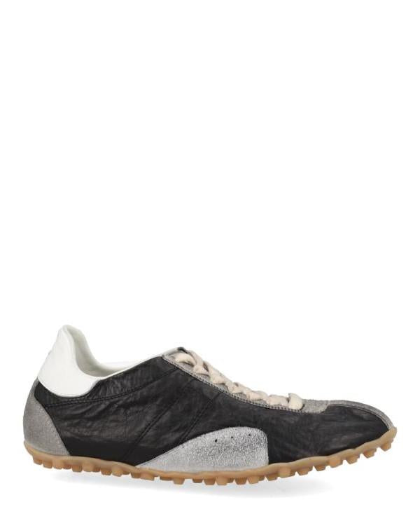 Maison Margiela Sprinter Low-Top Sneakers White Beige Leather