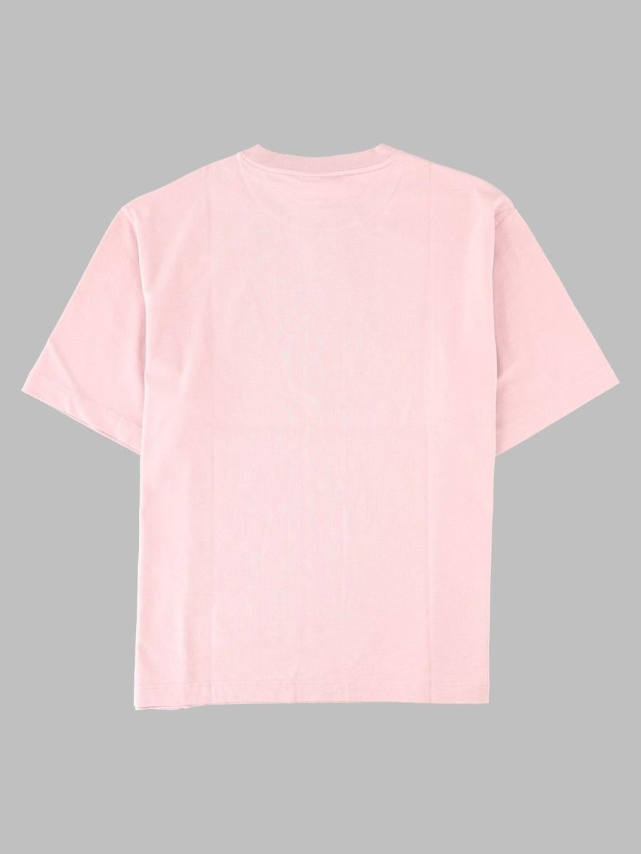 Maison Kitsune Short Sleeve T-Shirt Navy Cotton Men