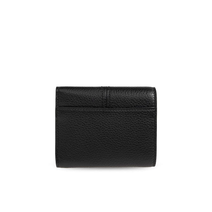 Maison Margiela Stitch Trifold Leather Wallet Beige Unisex