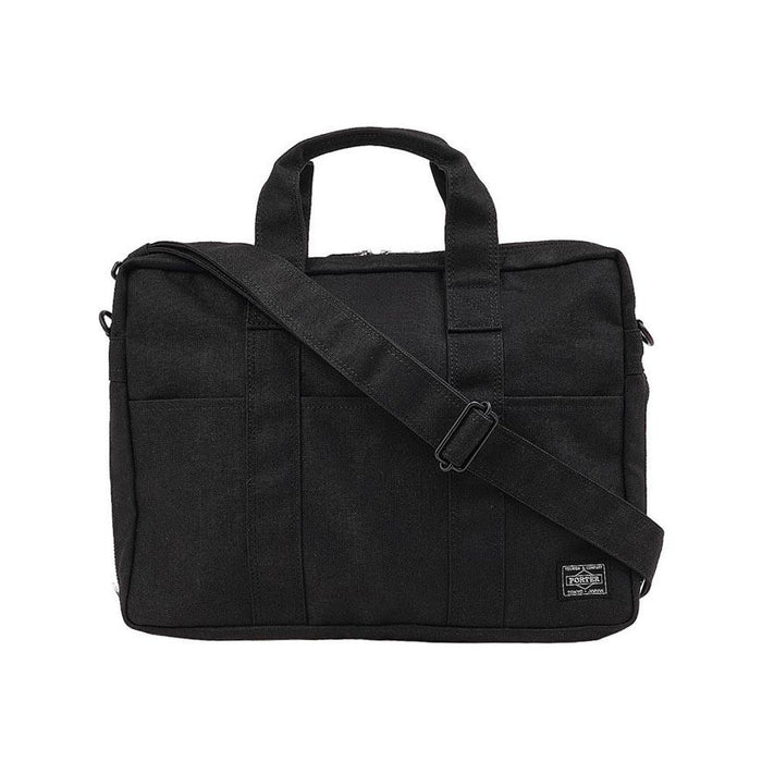 PORTER Smoky 2-Way Briefcase Black Unisex Canvas/Nylon