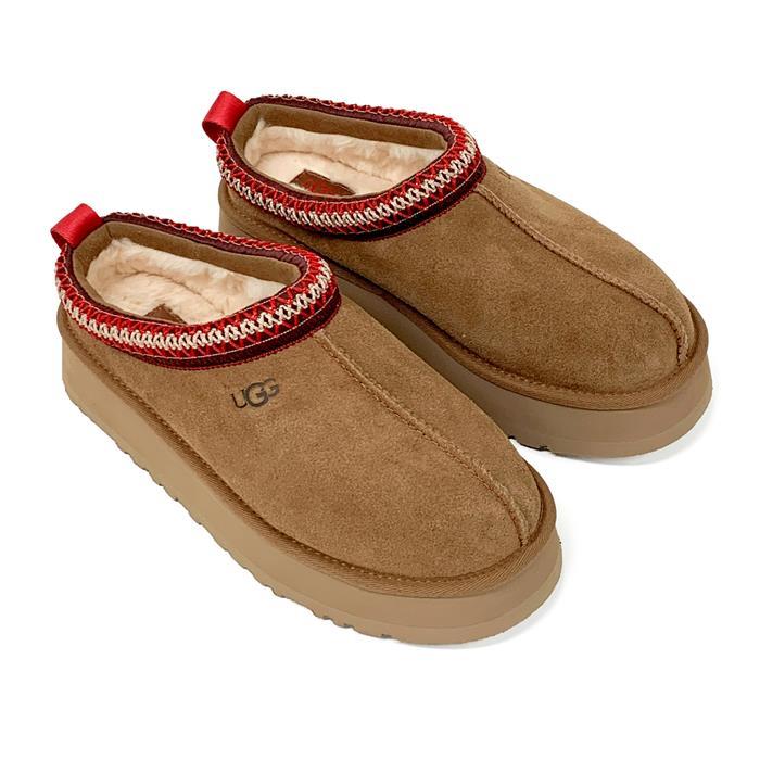 Ugg Chestnut Suede Tazz Clog Slippers for Women 1122553 CHE