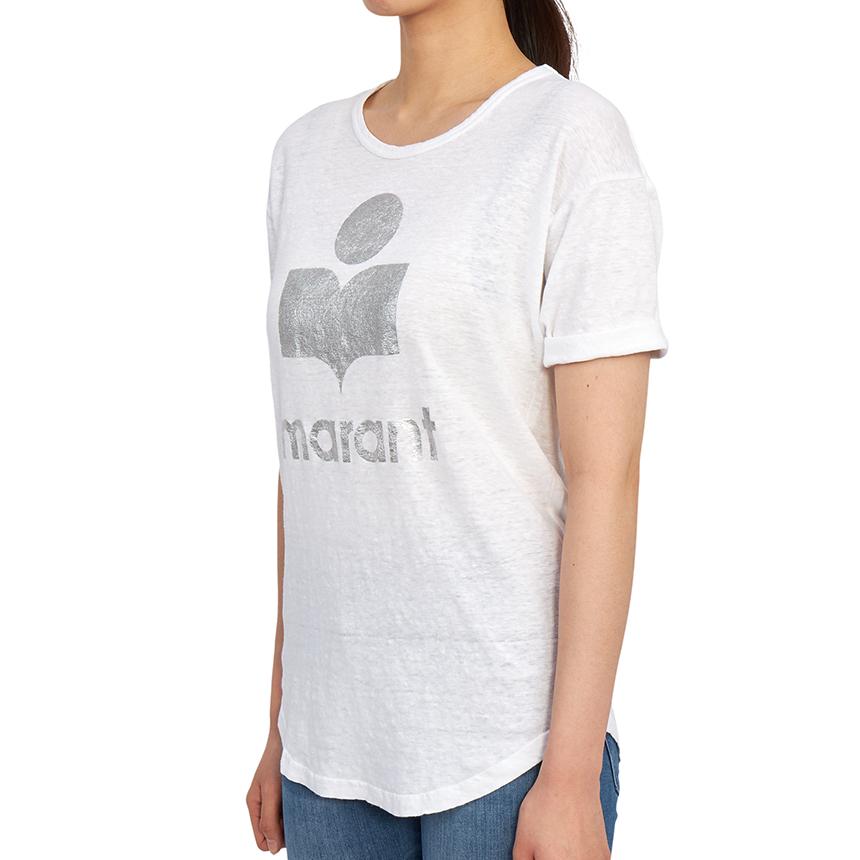 Isabel Marant Women's Short Sleeve T-Shirt TS0004FA A1N10E 20WH
